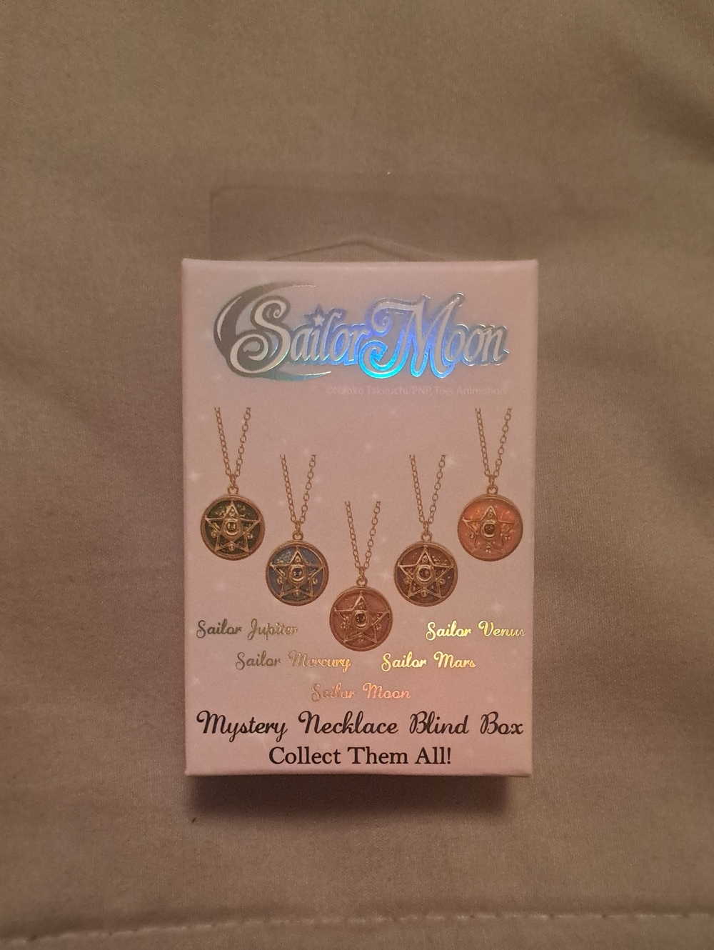 Sailor Moon Mystery Necklace - Gold & Rose Gold Pendant (Blind Box) UNOPENED